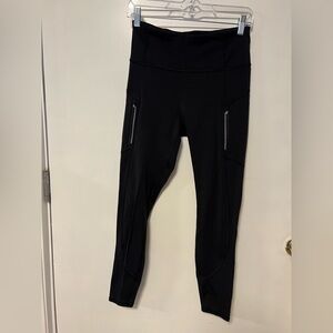 Athleta Black Rainier Tight Leggings